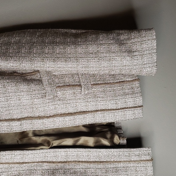 Chico's Travel Collection Woven Daphne Jacket Delicacy Jacket Blazer Coat Medium - Picture 3 of 10